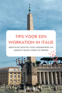 Workation in Italië